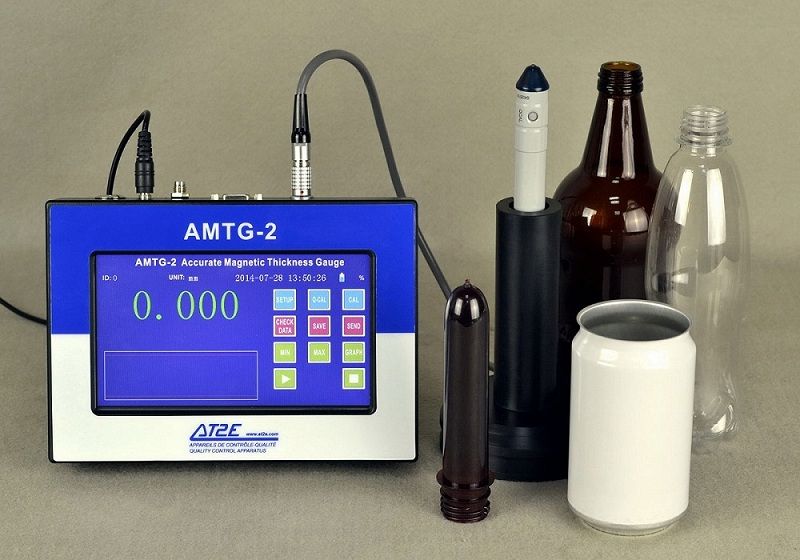 Thiết bị đo độ dày chai nhựa AMTG-2 Đại lý phân phối hãng AT2E Việt Nam