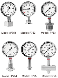 Đồng hồ áp suất màng P754, P755, P756 - Wise Vietnam - TMP Vietnam