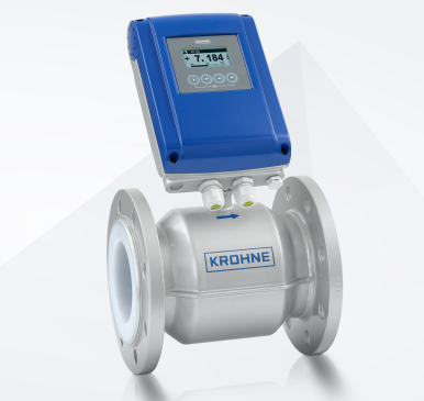 Đồng hồ đo lưu lượng điện từ Optiflux 2100 hãng Krohne.