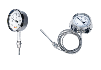 Đồng hồ đo nhiệt độ dạng cơ loại dây kéo dài hãng Tempsens.