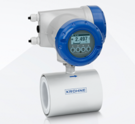 Đồng hồ đo lưu lượng điện từ Optiflux 1300 hãng Krohne.