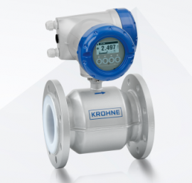 Đồng hồ đo lưu lượng điện từ Optiflux 4300 hãng Krohne.