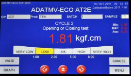 Thiết bị đo lực vặn mở nắp chai nhựa bán tự động ADATMV ECO hãng AT2E